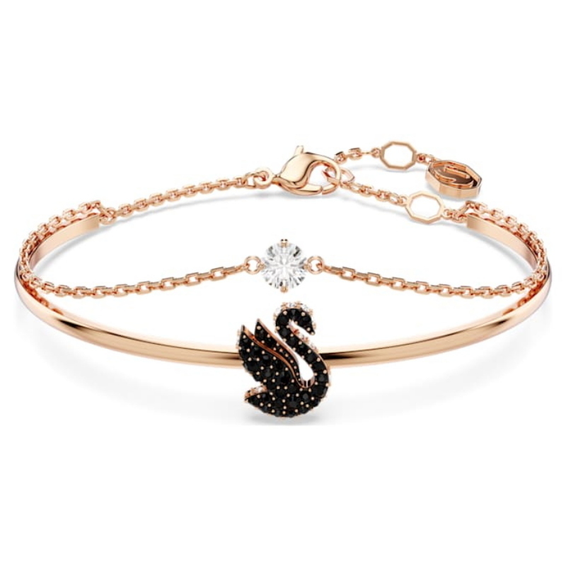 Swarovski 5678048 bracciale swarovski rigido / soft - soft rc06/ros m nuovo in scatola originale