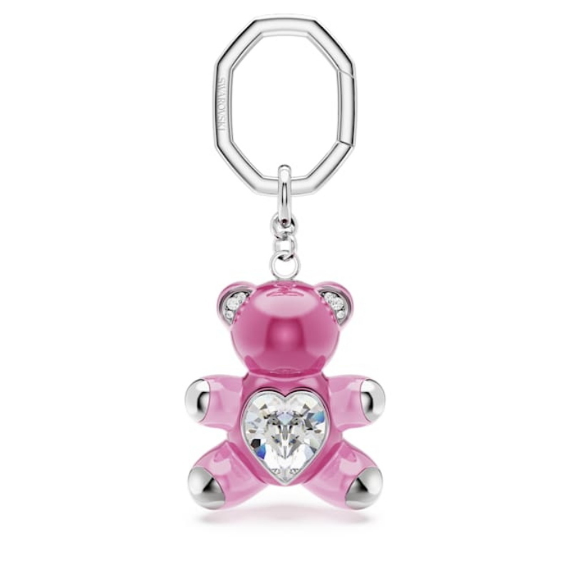 Swarovski 5735365 swarovski fashion piece - teddy portachiavi pin/rhs nuovo in scatola originale