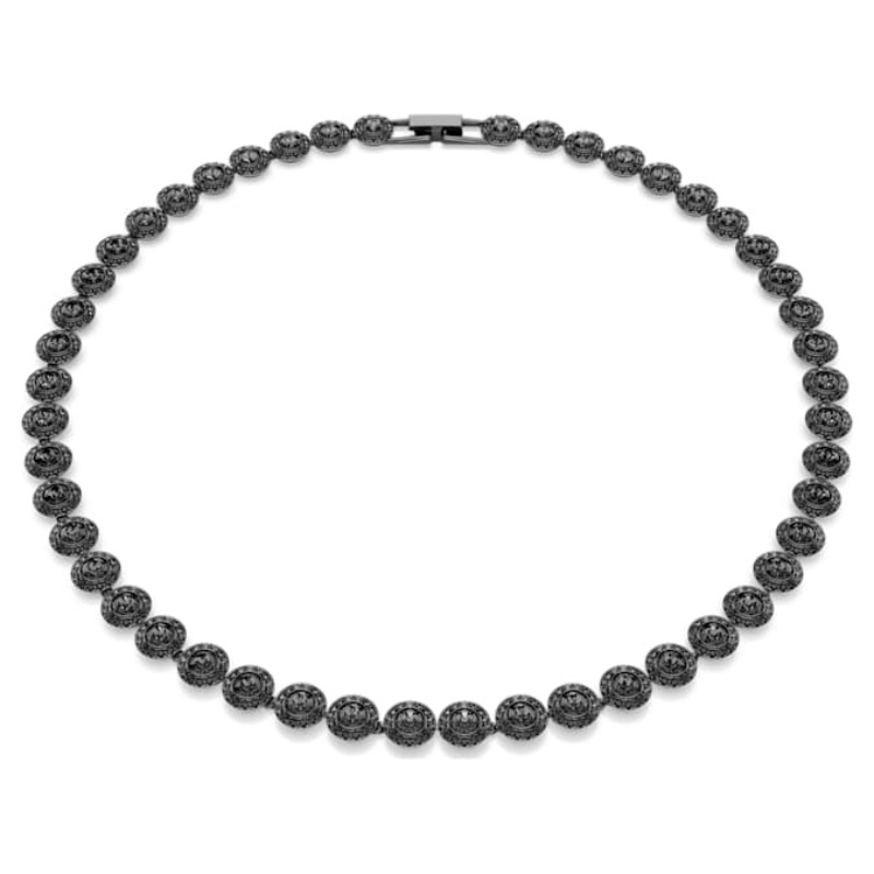 Swarovski 5709412 collana / set swarovski - all ard rnd angelic cry sini/bru nuovo in scatola originale