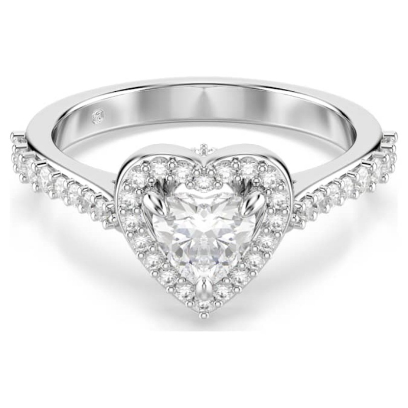 Swarovski 5744049 anello swarovski - anello hrt white/rhs 60 nuovo in scatola originale