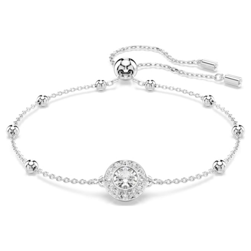 Swarovski 5733196 bracciale swarovski rigido / soft - bracciale double side one cre/rhs m nuovo in scatola originale