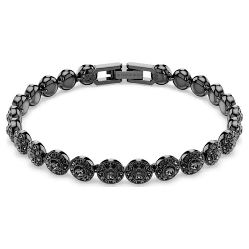 Swarovski 5709411 bracciale swarovski rigido / soft - bracciale rnd angelic cry sini/bru m nuovo in scatola originale