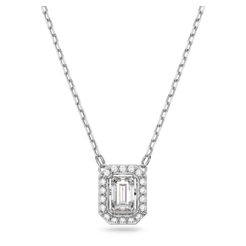 Swarovski 5599177 collana / set swarovski - pend dancing 125 white/rhs nuovo in scatola originale