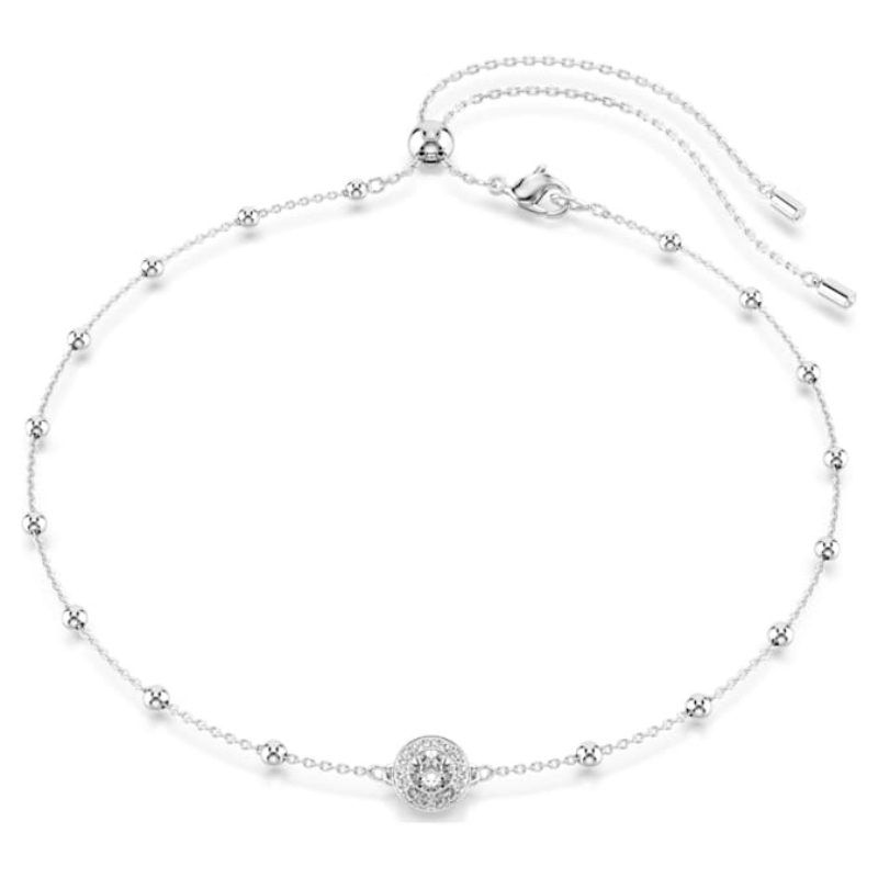 Swarovski 5733116 collana / set swarovski - pend double side cre/rhs nuovo in scatola originale
