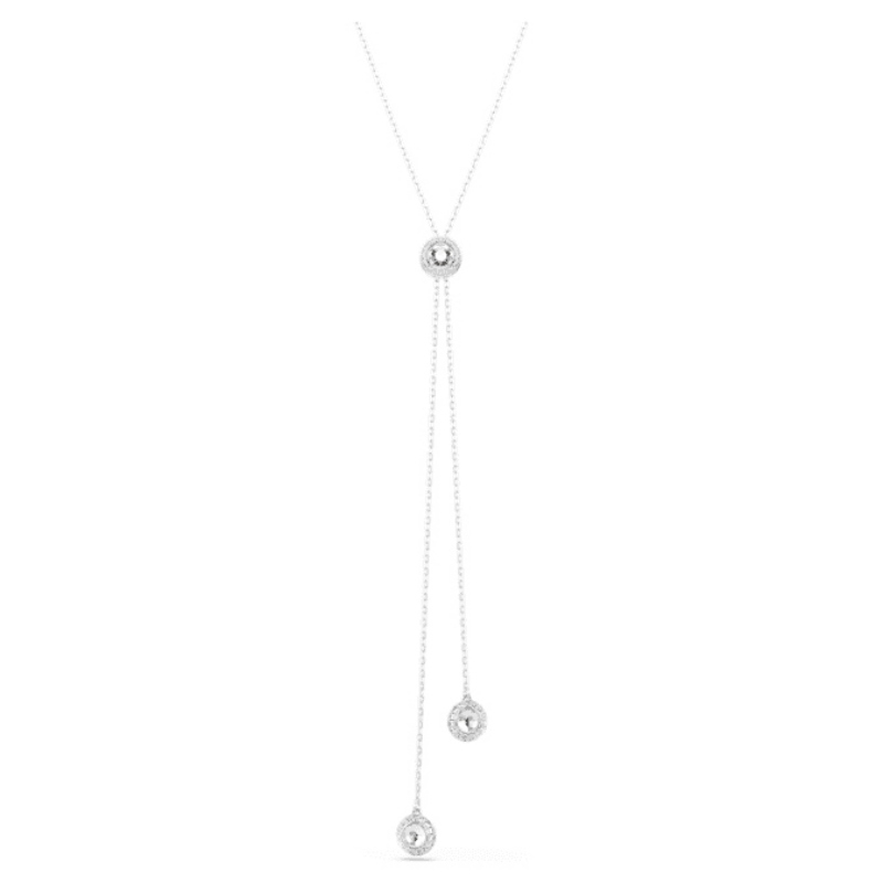 Swarovski 5733067 collana / set swarovski - pend y double side cre/rhs nuovo in scatola originale