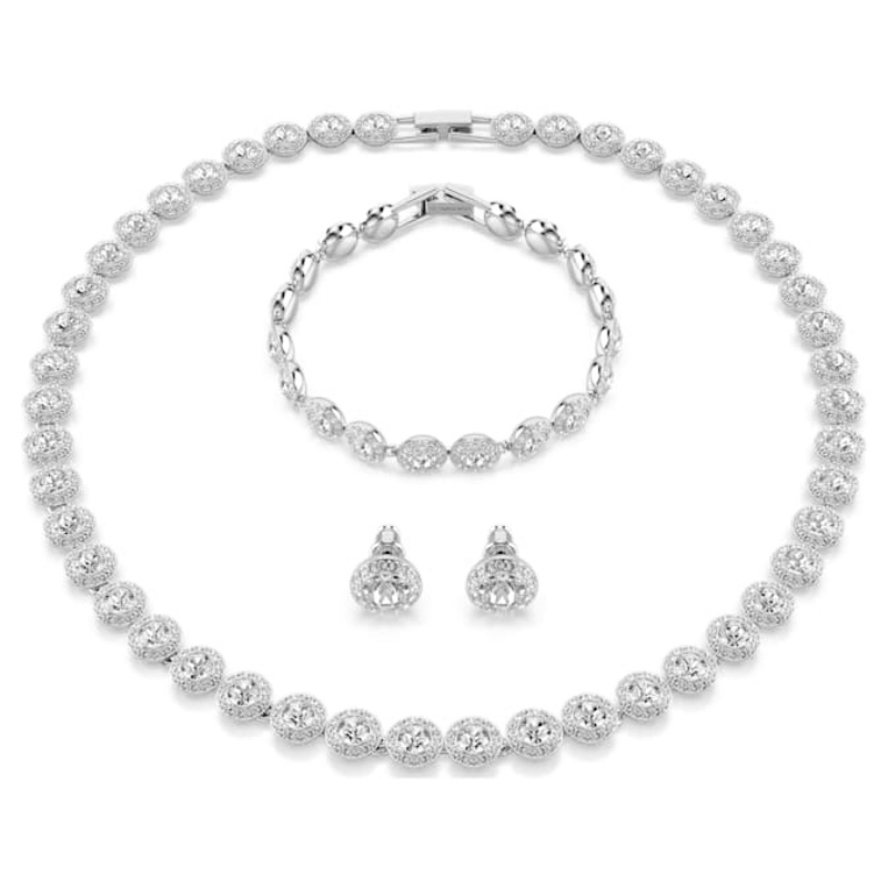 Swarovski 5367853 collana / set swarovski - set all around cry/rhs nuovo in scatola originale