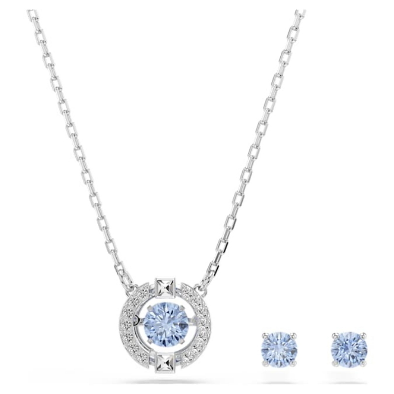Swarovski 5480485 collana / set swarovski - set rnd czfu/rhs nuovo in scatola originale
