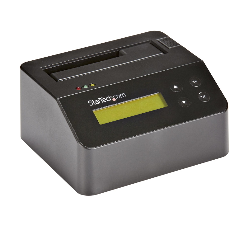 Startech.com docking station per hard disk a singolo slot - dock usb 3.0 standalone con funzione eraser e sanificazione per