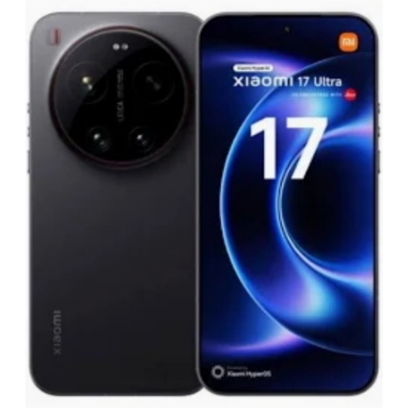 Xiaomi 17 ultra 5g dual sim 6.9 octa core 512gb ram 16gb 5g wind3 black