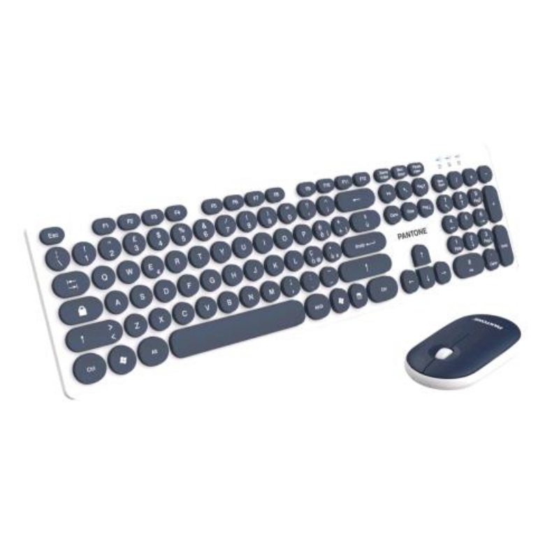 Pt-mk004n kit tastiera e mouse wireless blu - Immagine 3
