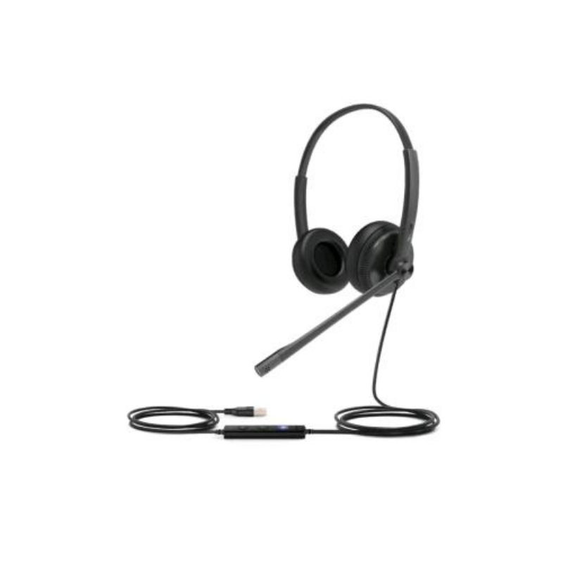 Uh34 dual teams cuffie usb bi-aurale nero - Immagine 4