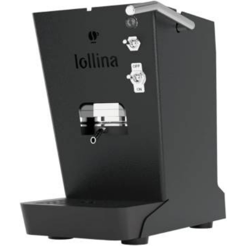 LollocaffÈ lollina+ macchina da caffÈ nera + 40 cialde 44mm