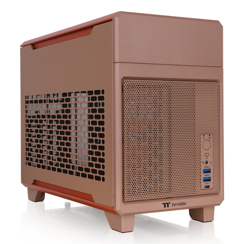 Thermaltake tr100 mini tower itx gehÃ¤use gravel sand