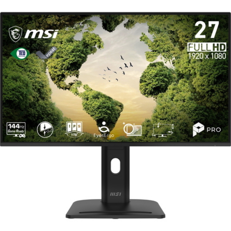 Msi Monitor Curvo 27 LED Ips FHD 16:9 144hz 1MS, Hdmi/DP/VGA, Pivot, Multimediale, Certificazione Epeat/TCO 9S6-3pe49m-015