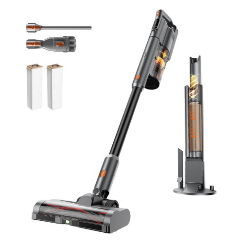 Uwant v500 grey aspirapolvere scopa elettrica cordless 350 w batteria ricaricabile autonomia 14 minuti grigio