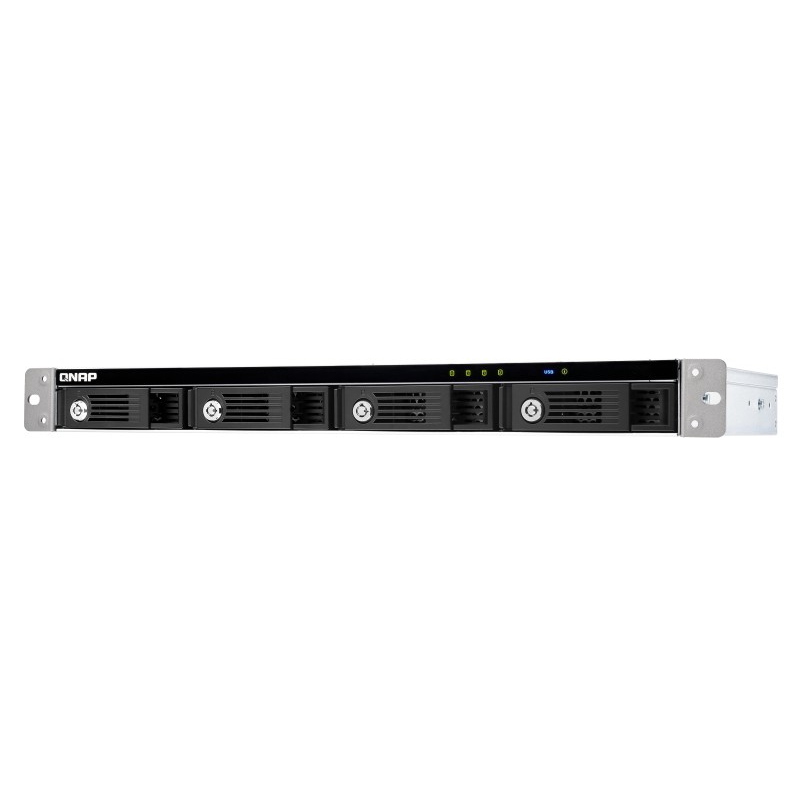Qnap tr-004u contenitore di unità di archiviazione box esterno hdd/ssd nero, grigio 2.5/3.5\