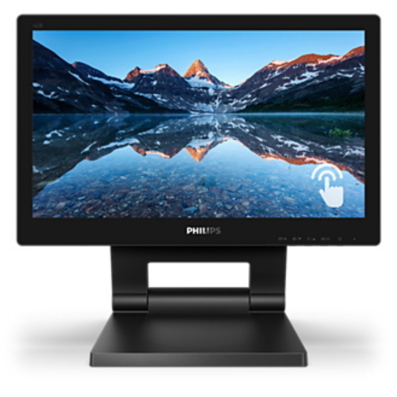 Philips monitor touch 15,6 1366x768, ip54, 1o punti tocco, vga/dvi/dp/hdmi, multimediale