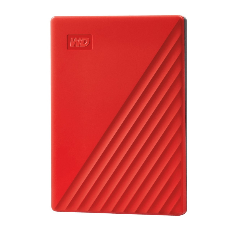 Western digital my passport disco rigido esterno 2 tb rosso