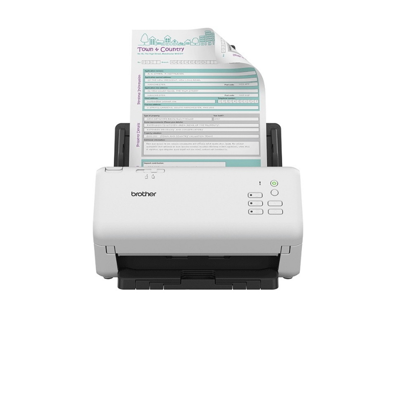 Brother ads-4300n scanner scanner adf 600 x 600 dpi a4 nero, bianco