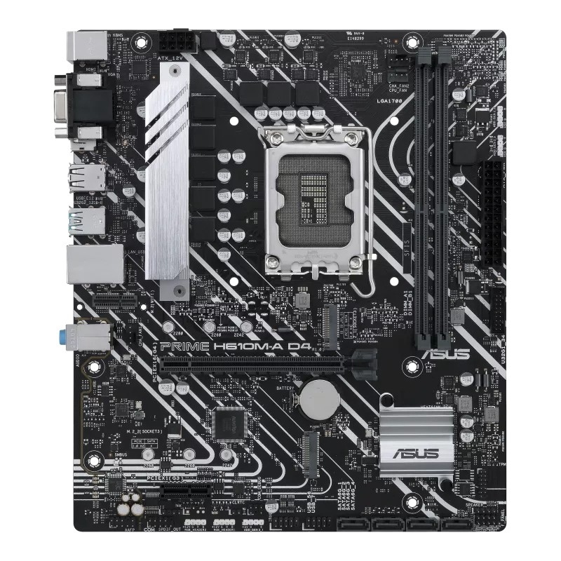 90MB19P0-M0EAYC ASUS PRIME H610M-A D4-CSM Intel H610 LGA 1700 micr - Immagine 6