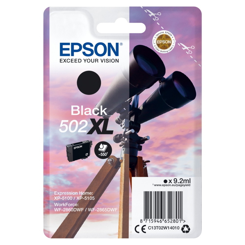 Cartuccia Originale Epson T02W140 502XL (Nero 550 pagine) - Immagine 16