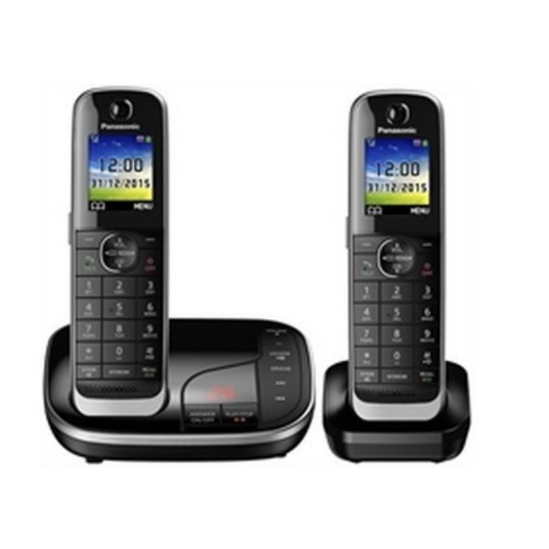 Panasonic kx-tgj322 telefono dect identificatore di chiamata nero
