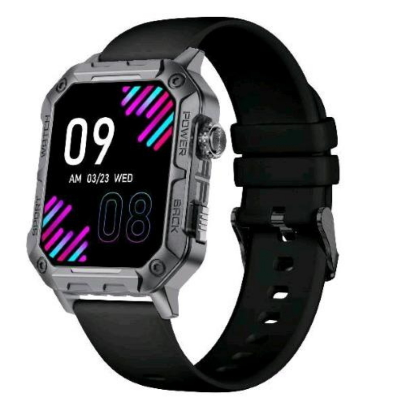 Nilox sportive trailwatch smartwatch donna e uomo con monitoraggio salute, fitness e notifiche, resistente all`acqua e alla polvere, compatibile con android e ios