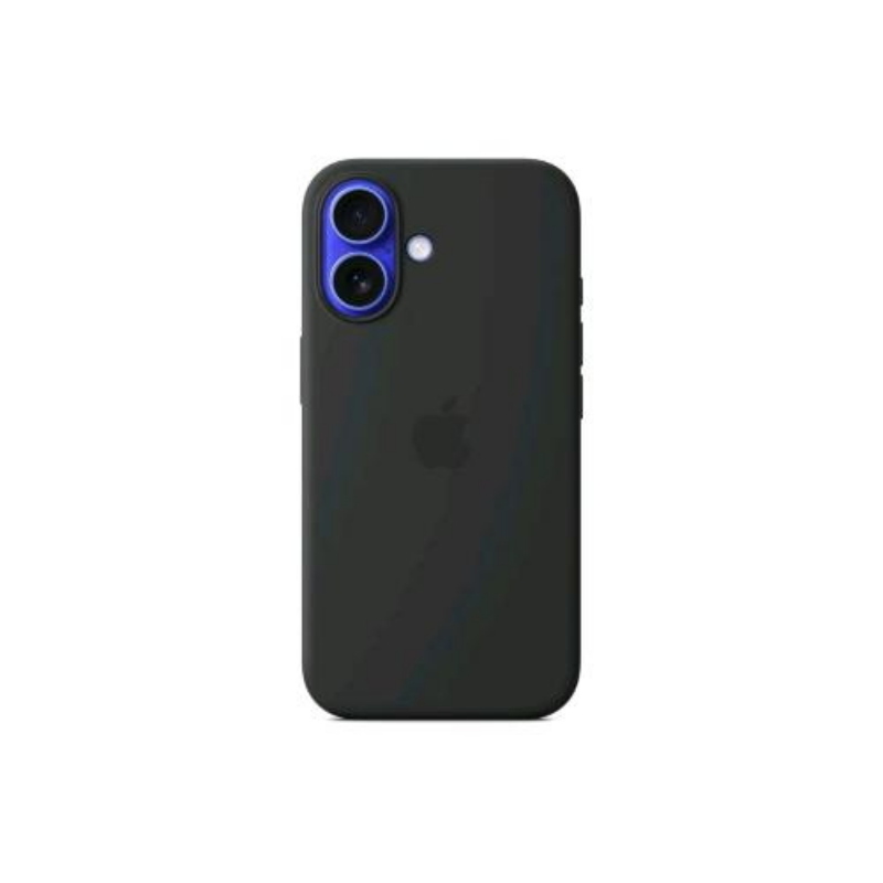 Apple iphone 16 silicone case cover magsafe in silicone nero