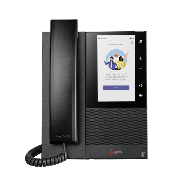 Poly telefono multimediale aziendale ccx 505 per microsoft teams e abilitato per poe