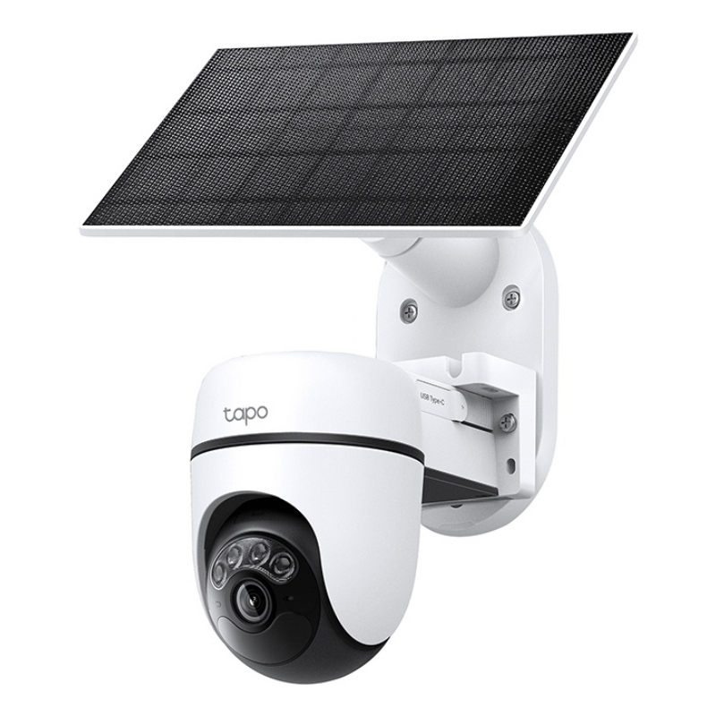 Telecamera tp-link tapo tc90 kit outdoor 2k 3mp 2.4 ghz 6700mah + pannello solare
