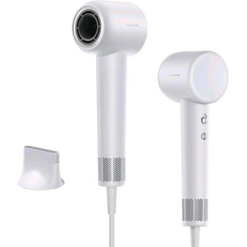Dreame hair gleam asciugacapelli asciugatura rapida motore ad alta velocita` 110.000 giri/min velocita` flusso d`aria 65 m/s 4 livelli temperatura tecnologia a ioni negativi leggero grigio