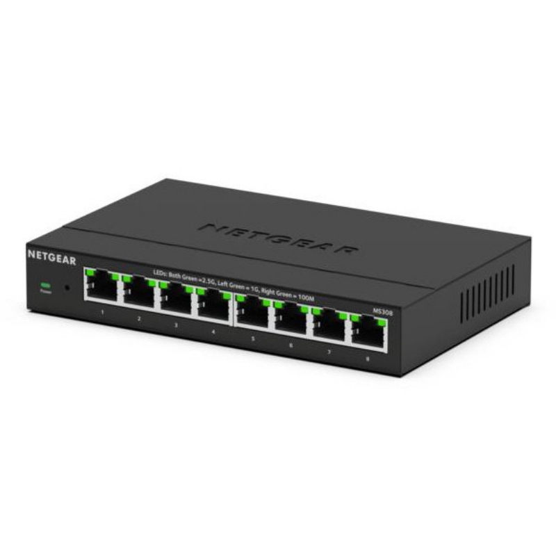 Netgear Switch Ms308e 8 Porte 2.5G Ethernet Full Duplex Non Gestito - Immagine 4