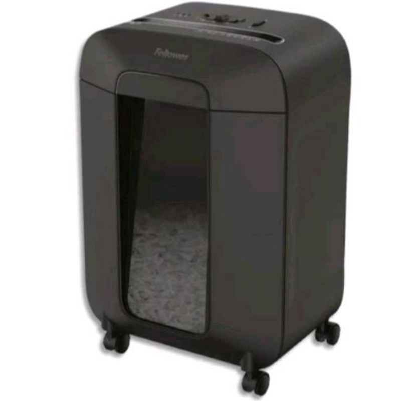 Fellowes lx85 distruggidocumenti a frammento cestino 19lt capacita` 12 fogli nero