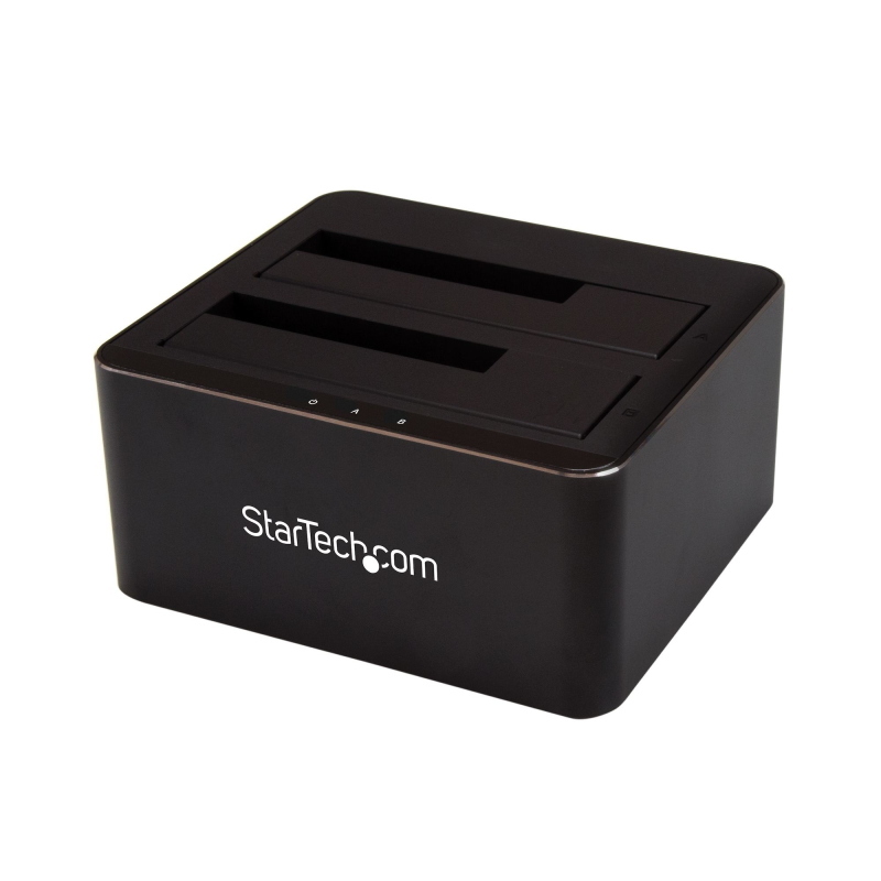 Startech.com docking station a doppio bay sata per 2x 2,5/3,5\ sata ssd/hdd - usb 3.0