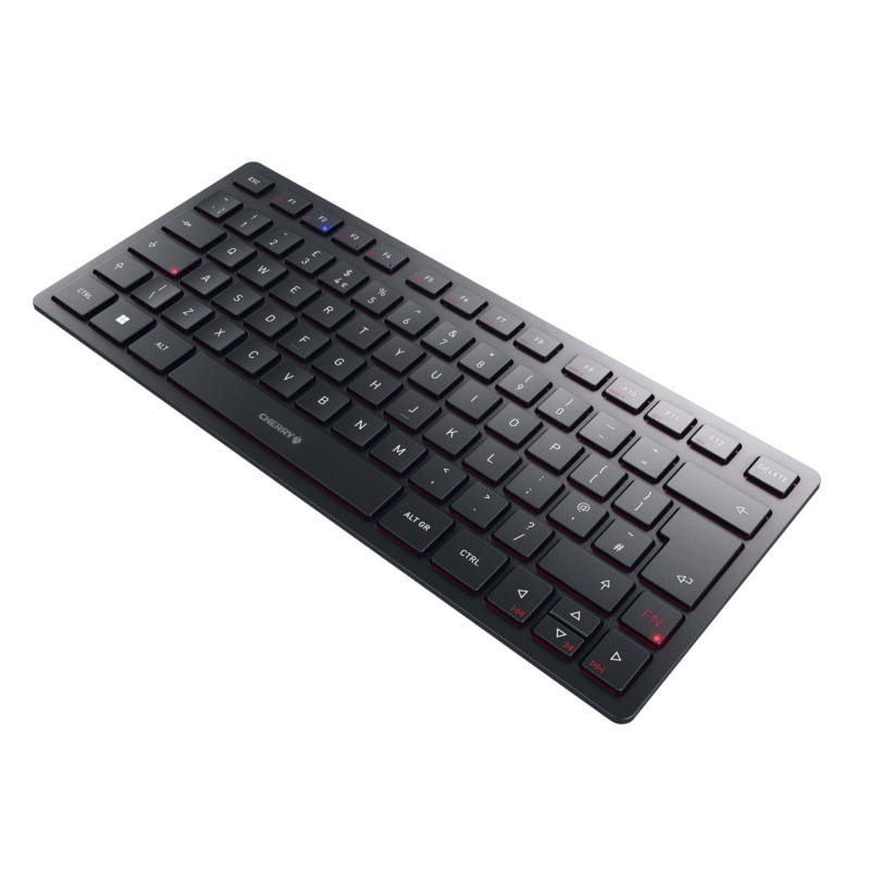 Kw 9200 mini tastiera universale usb + rf wireless + bluetooth qwerty inglese uk nero - Immagine 4