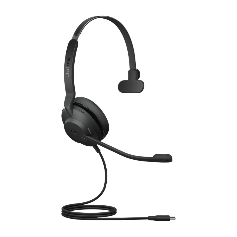 Jabra Nero Evolve2 30 Se Usb-C Ms (Cablato, Usb-C, Team Microsoft), Cuffie Da Ufficio, - Immagine 3
