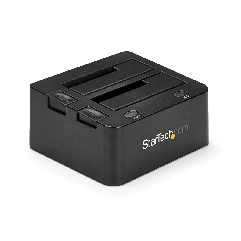 Startech sdock2u33 docking station dual-bay hdd hot swap 2.5-3.5 sata iii usb 3.0 nero - Immagine 6