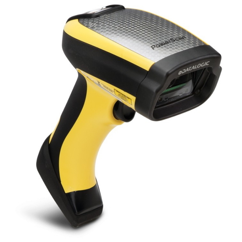 Datalogic powerscan pd9531 lettore di codici a barre portatile 1d/2d diodo per foto nero, giallo