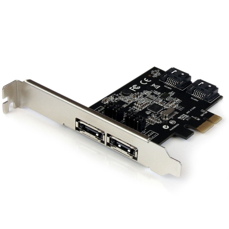 Scheda controller pci express sata 6 gbps esata 2 porte - scheda pcie sata iii a due porte - 2 int/2 est - Immagine 4