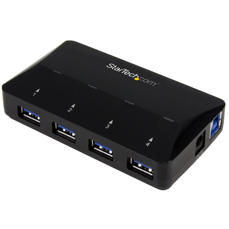 Startech Nero Mozzo Usb 3.0 A 4 Porte (Usb-B, 4 Porte), Docking Station + Hub Usb, - Immagine 2