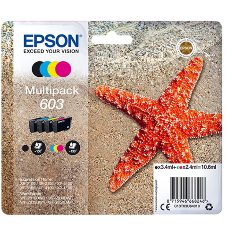 Epson cartuccia inchiostro multicolor nero+colore inkjet standard