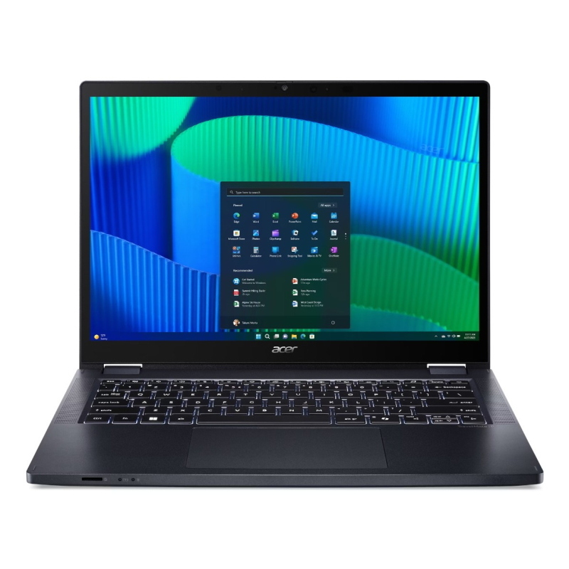 Acer travelmate tmp414rn-54-tco-75k1 intel core ultra 7 155u ibrido (2 in 1) 35,6 cm (14\) touch screen wuxga 16 gb ddr5-sdram