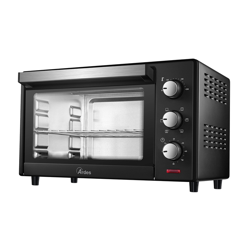 Ardes gustavo dark (ar6226b) - forno elettrico 25 lt - 1500w - 6 funzioni di cottura - timer