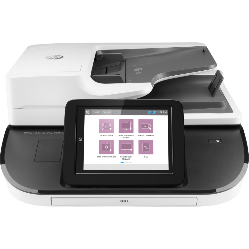 Hp flow 8500 fn2 scanner piano e adf