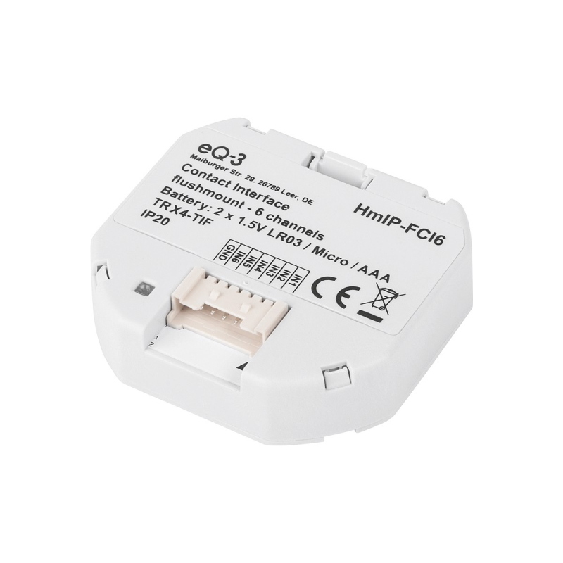 Homematic ip hmip-fci6 interruttore della luce bianco