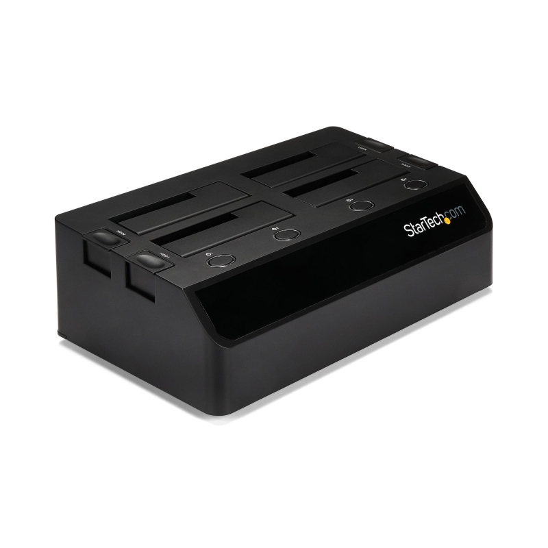 Startech.com base de acoplamiento usb 3.0 con 4 bahías sata 6gbps de 2.5 y 3.5 pulgadas - docking station para hdd ssd
