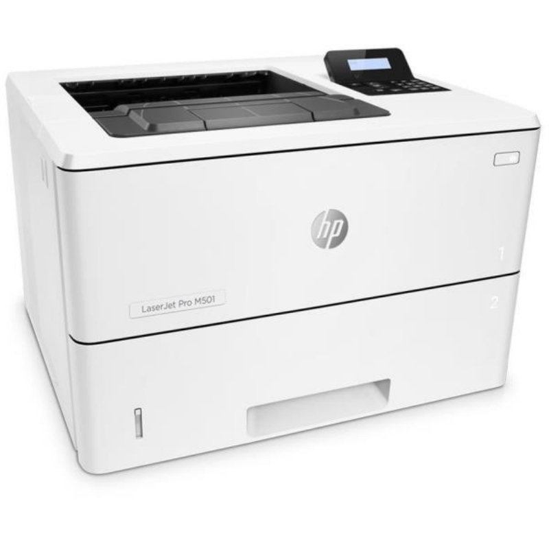 Hp stampante laser a4 b/n, laserjet pro m501dn, 43ppm 60dpi, fronte/retro, usb/lan