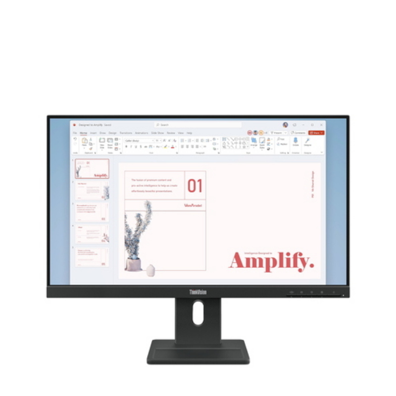 Lenovo Thinkvision E24-40 64BAMAT1EU Monitor PC 23,8" Full HD IPS (Nero)