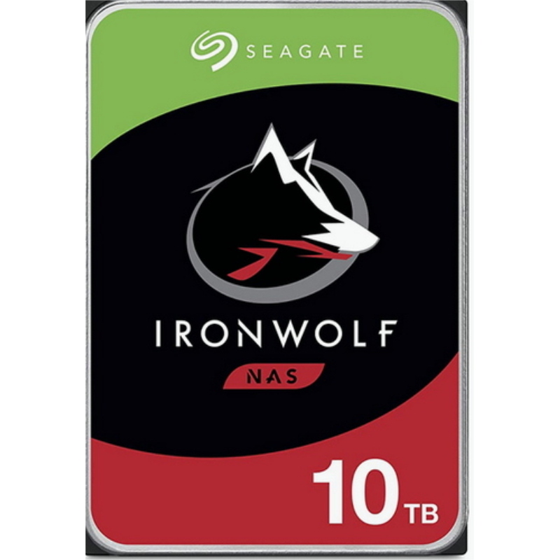 Seagate hdd ironwolf 10tb 3,5 5600rpm sata 6gb/s buffer 256mb