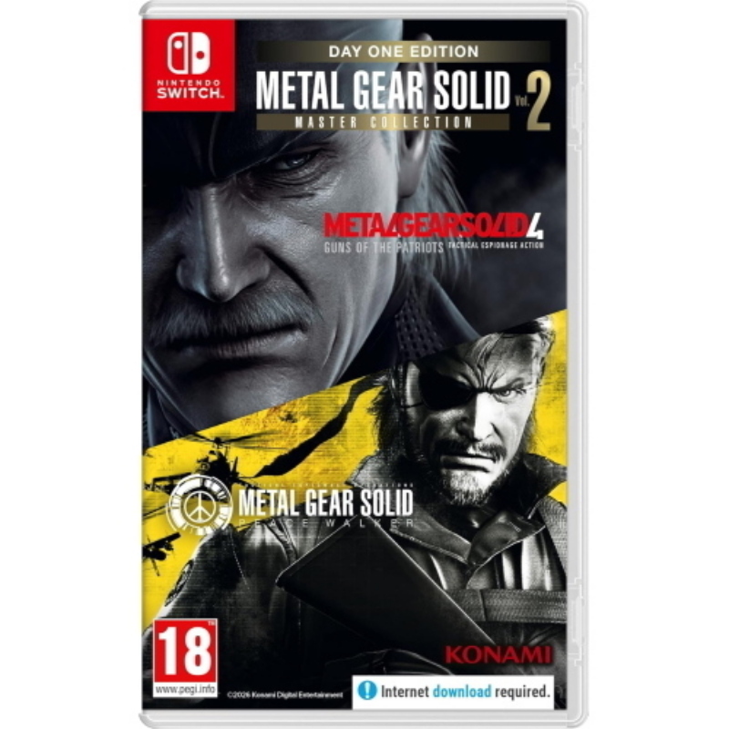 Konami nintendo switch metal gear solid: master collection vol. 2 - day one edition